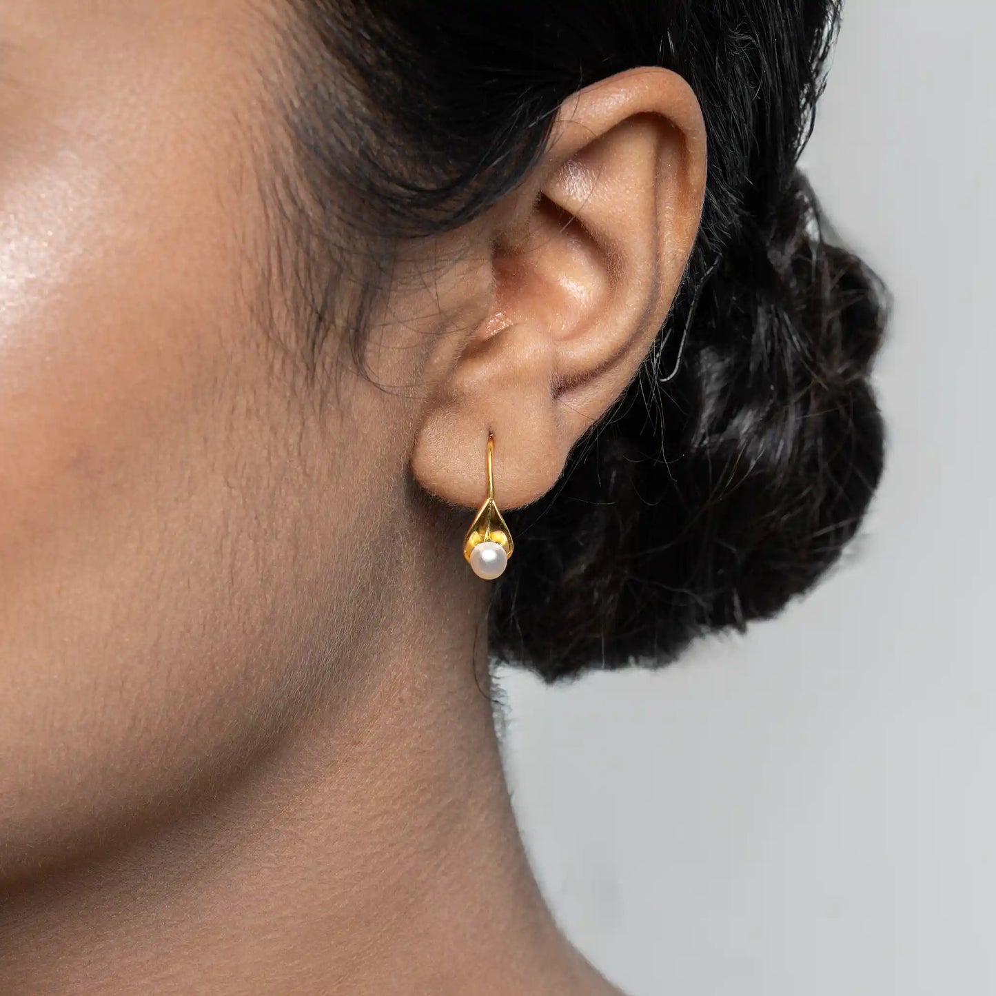 Golden Arc Earrings