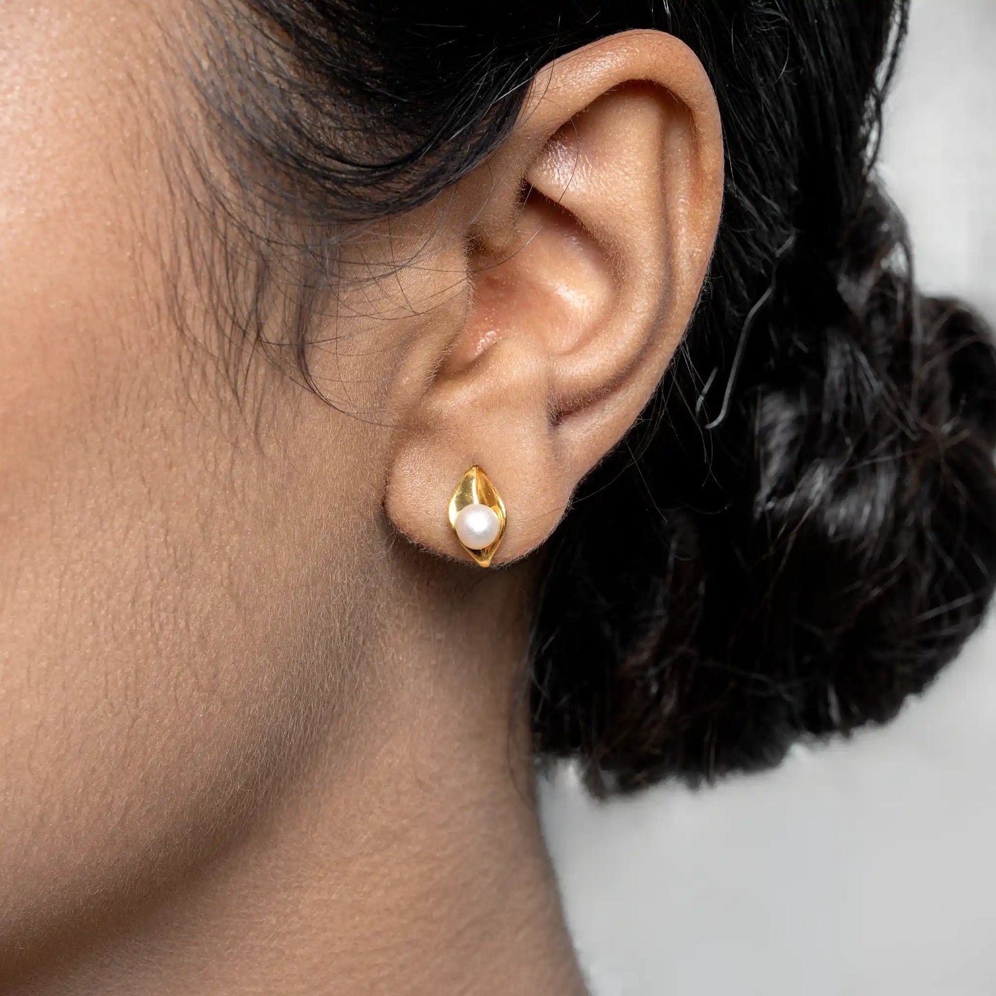 Golden Arc Earrings