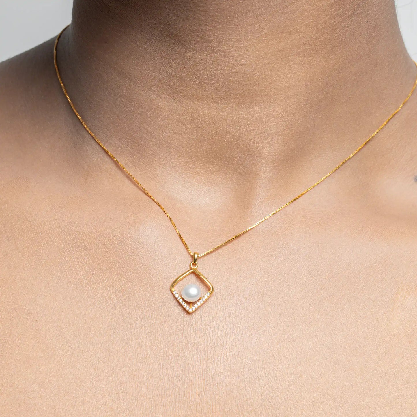 Pearl Heart Necklace