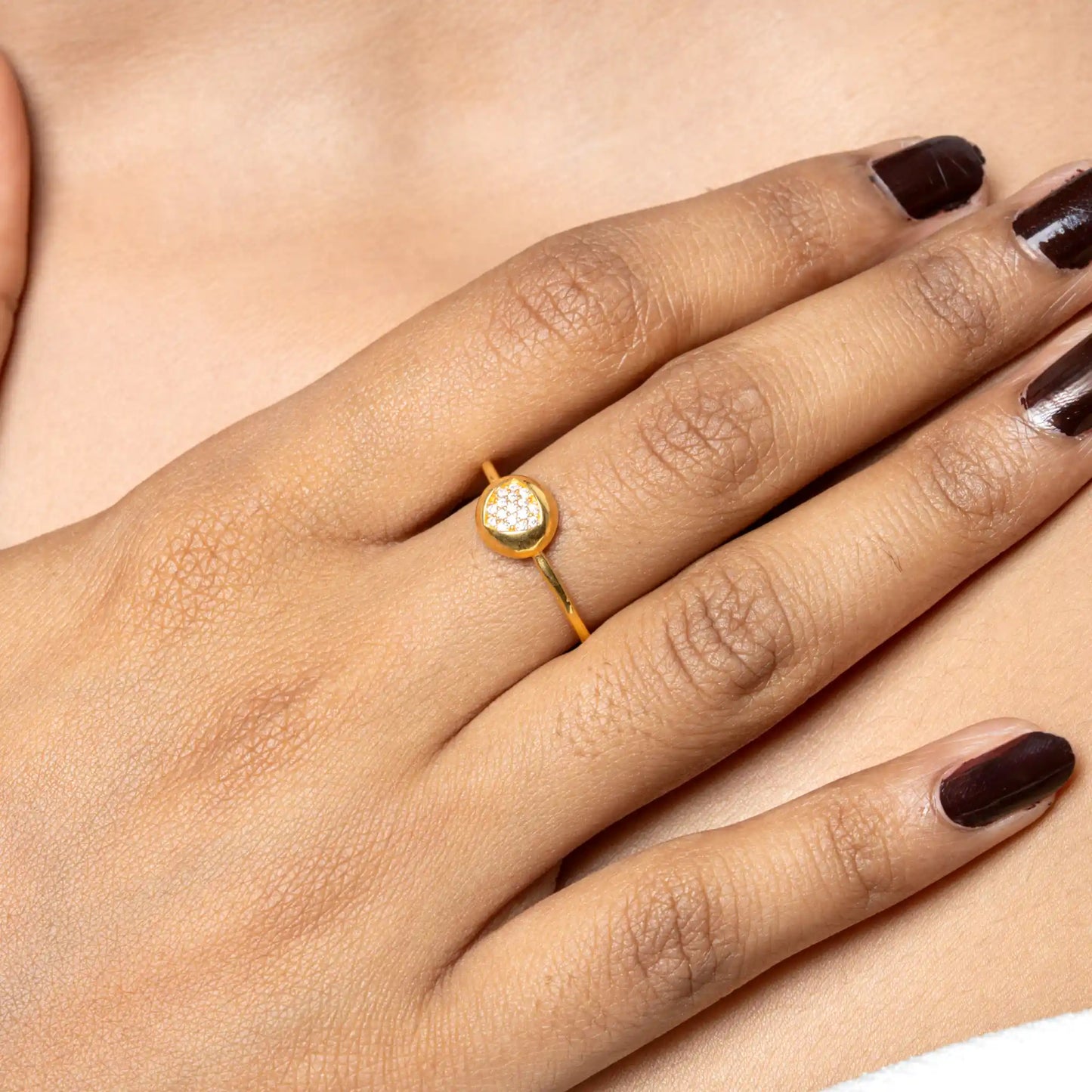 Circular Sunbeam Ring