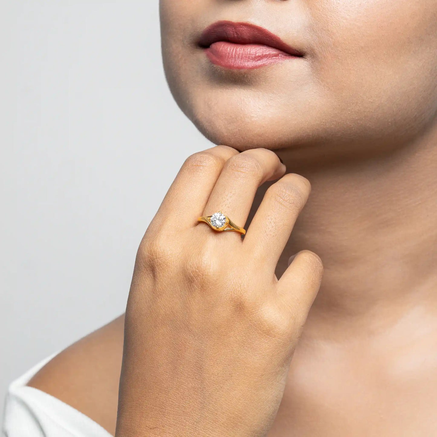 Golden Eclipse Ring