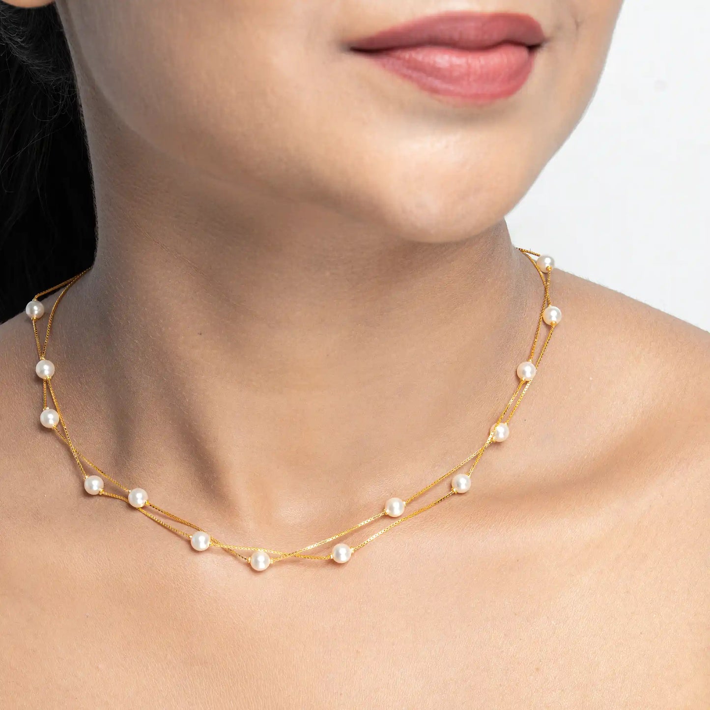 Pearl Lattice Necklace