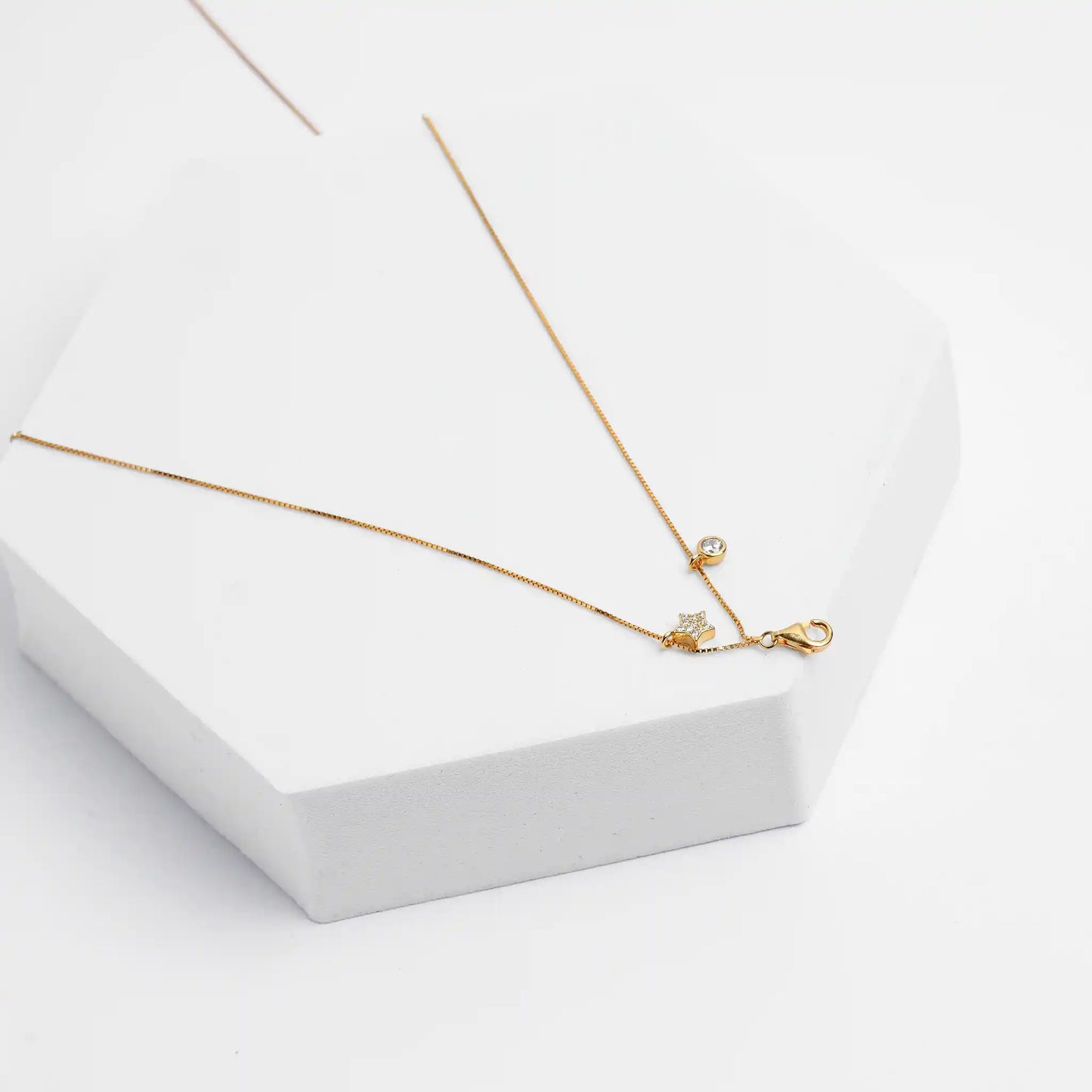 Celestial Twins Neckalce