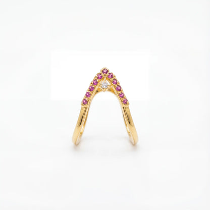 Rosy Vesper Ring