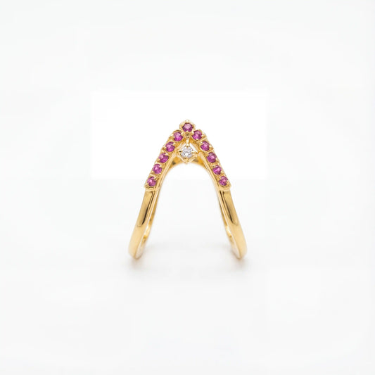 Rosy Vesper Ring
