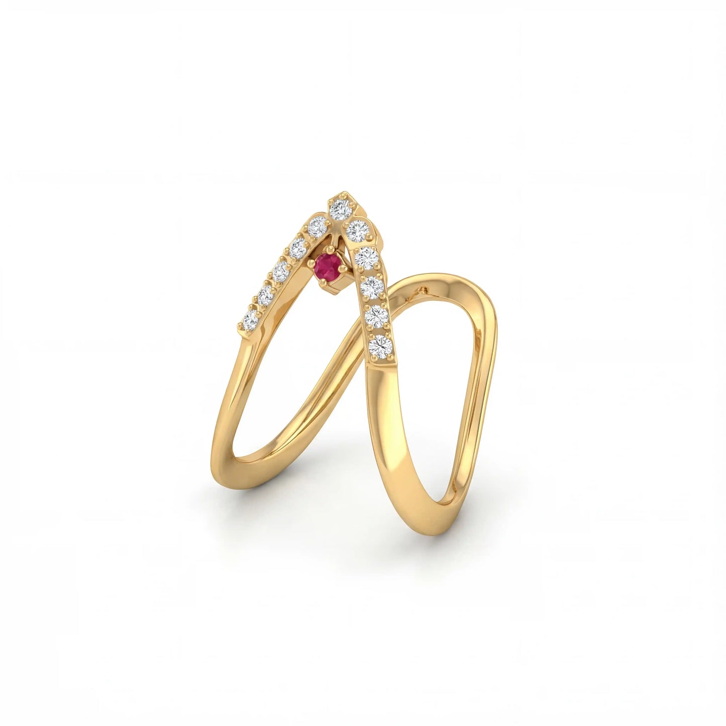 Frosted Vesper Ring