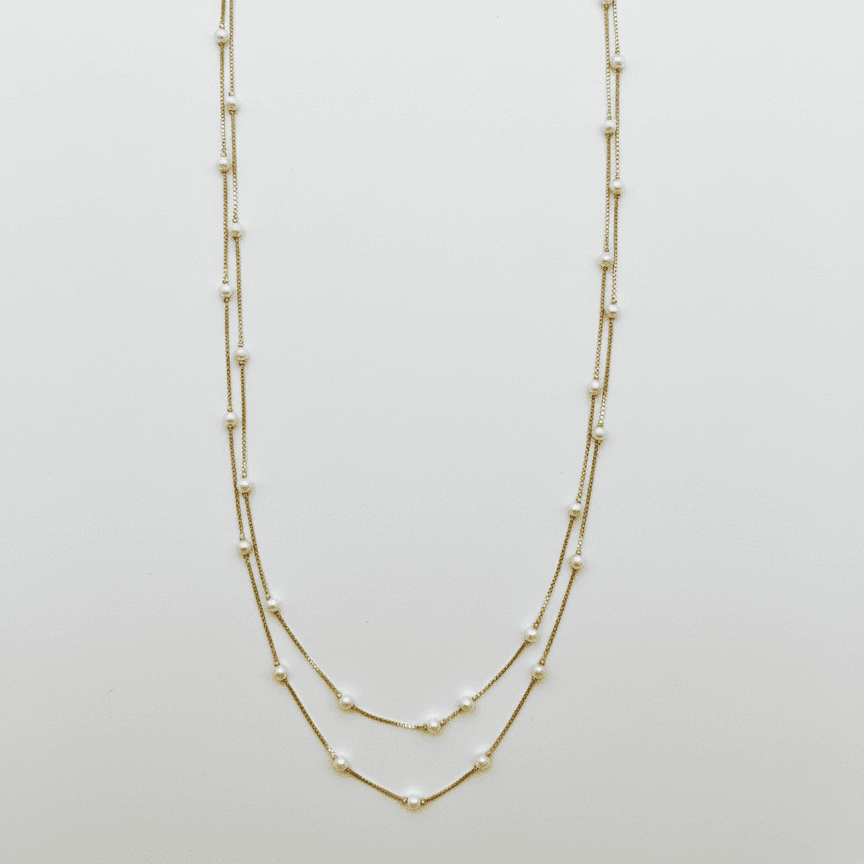 Pearl Cascade Necklace