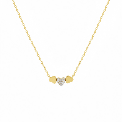 Golden Trillium Necklace