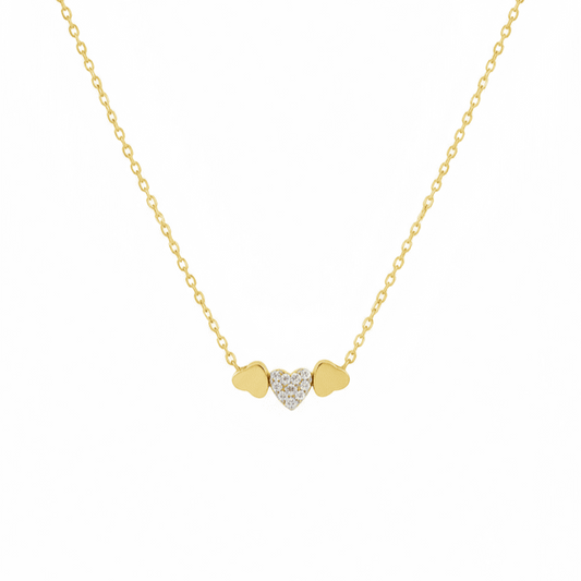 Golden Trillium Necklace