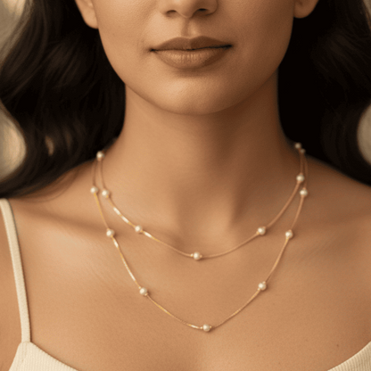 Pearl Cascade Necklace