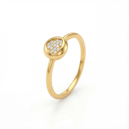 Circular Sunbeam Ring