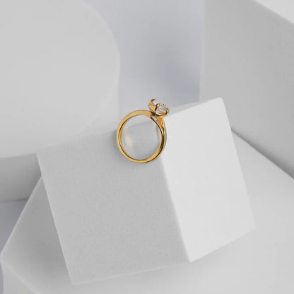 Golden Eclipse Ring