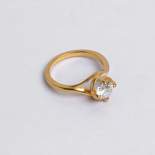 Golden Eclipse Ring