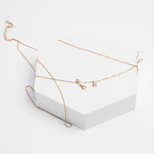 Celestial Twins Neckalce