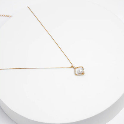 Pearl Heart Necklace