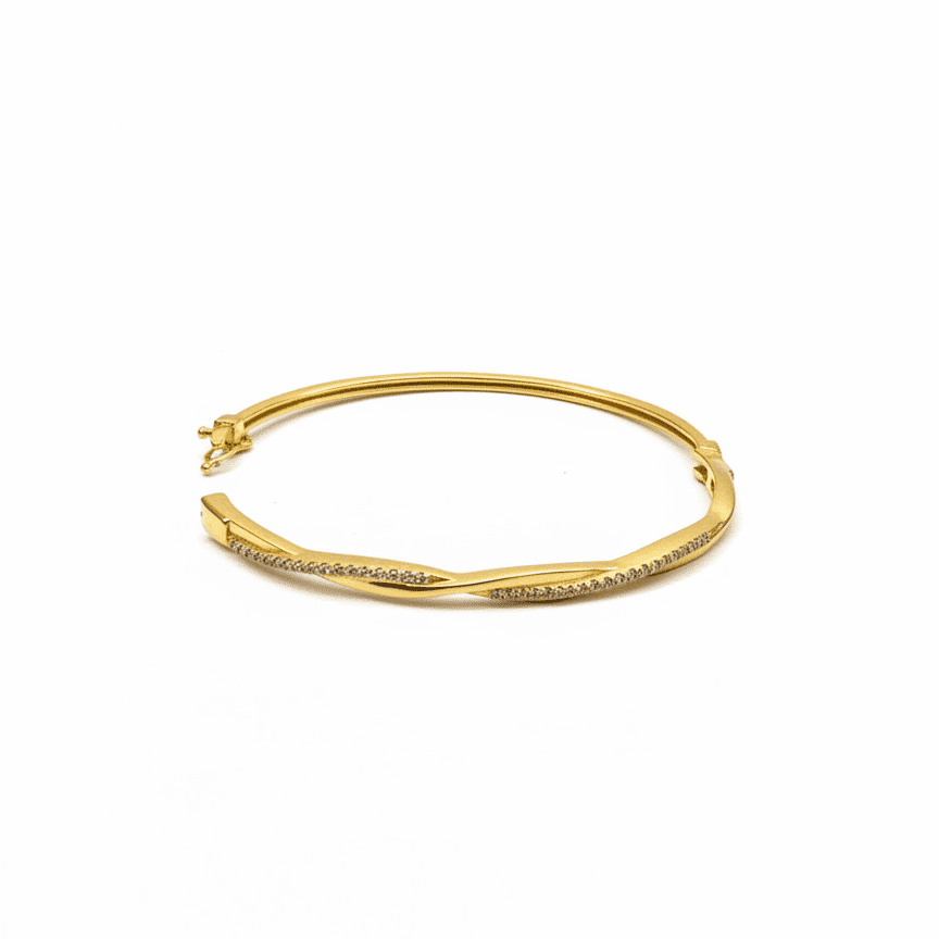 Twisted Radiance Bangle