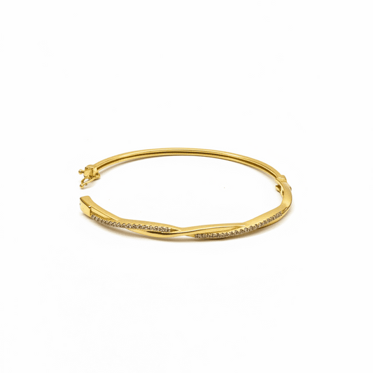 Twisted Radiance Bangle